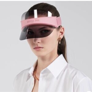 NWT Dior Club Sunvisor - Pale Pink, New in Box, Dustbag, Tag